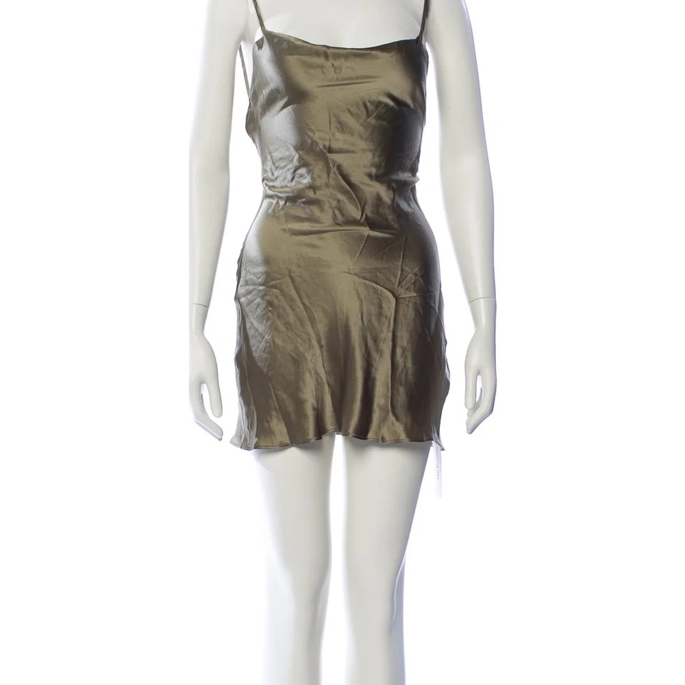 Stone Cold Fox Silk Slip Dress